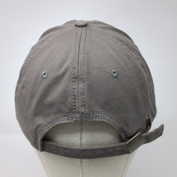 Kauai Slideback Baseball Hat Gray One Size Embroidered Hawaiian Headwear - Picture 6 of 9